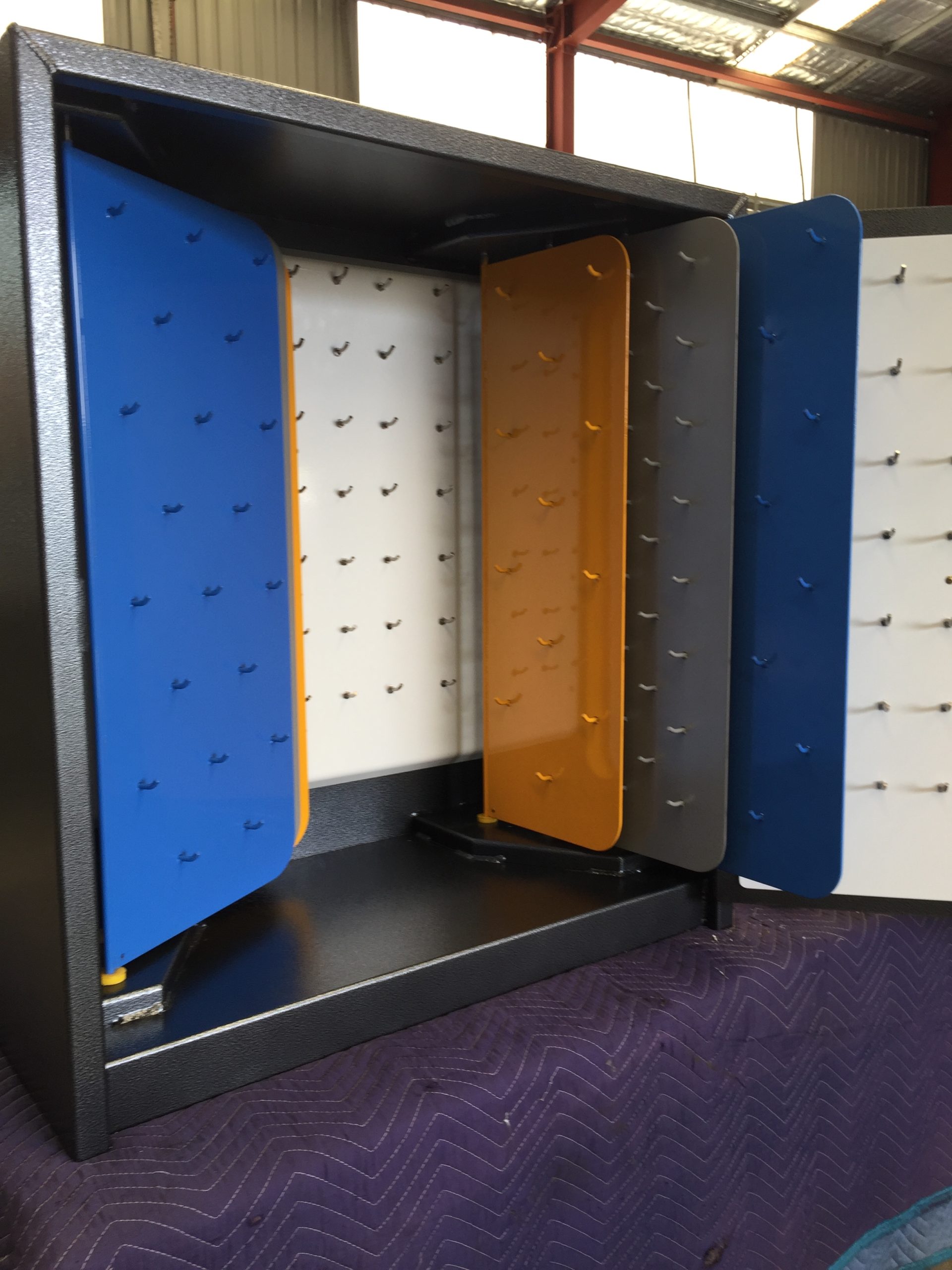 Storage Metal With Different Colors — Power Coating and Sandblasting Grafton, NSW